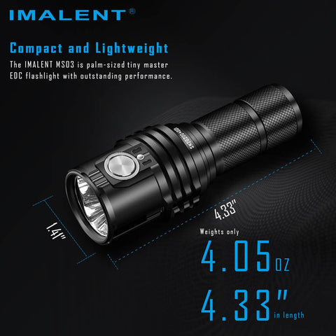 Hellste EDC Taschenlampe IMALENT MS03