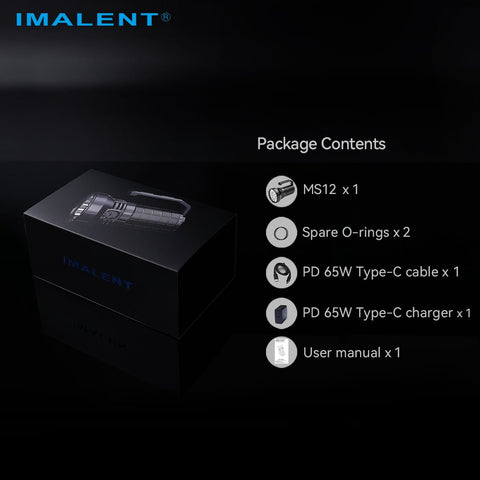 IMALENT MS12 LED Taschenlampe