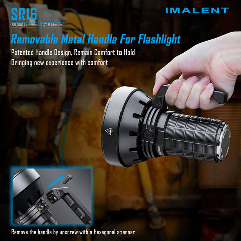 IMALENT SR16 55000 Lumen Taschenlampe